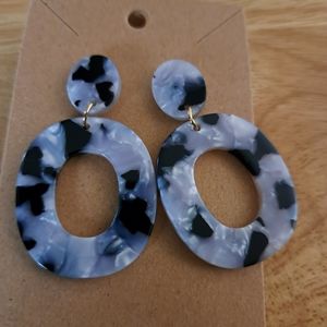 Handcrafted Acrylic post back Earrings